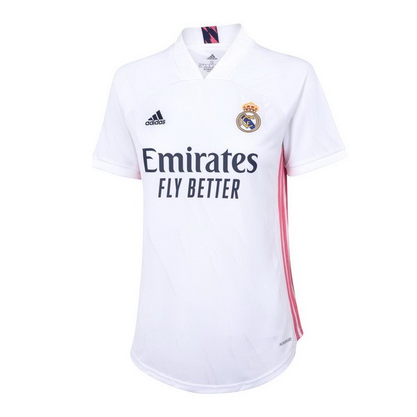 Camiseta Real Madrid 1ª Kit Mujer 2020 2021 Blanco